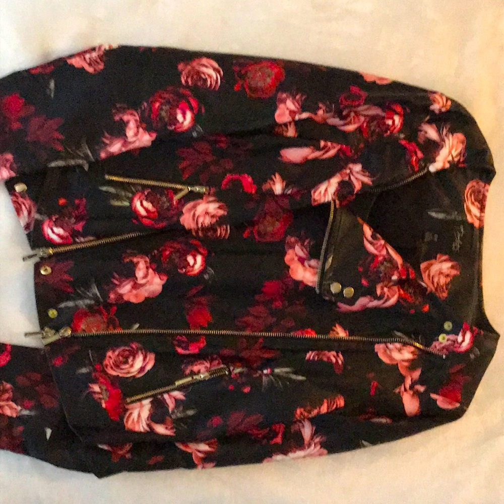 Faux leather jacket